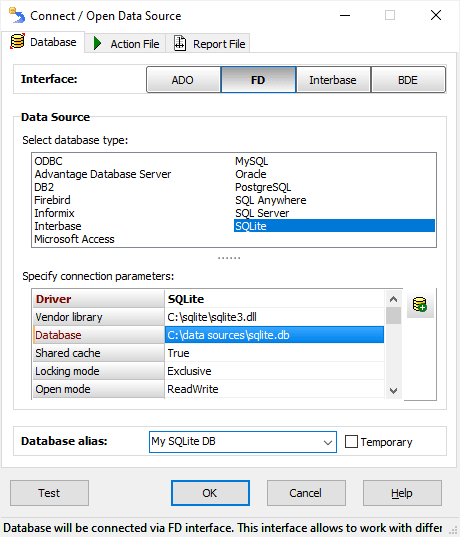З'єднання з базою даних SQLite